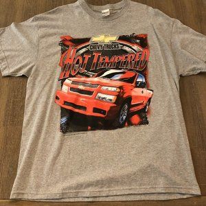 Vintage Y2K Chevy Trucks Hot Tempered Shirt XL Chevrolet